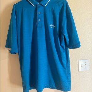 Callaway Blue Golf Polo Shirt (LIKE NEW)